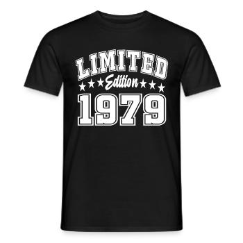 Limited Edition 1979 - Men's T-Shirt - black - Front - AI Model Male 178 light (178cm)