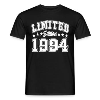 Édition limitée 1994 - T-shirt homme - noir - Devant - AI Model Male 178 light (178cm)