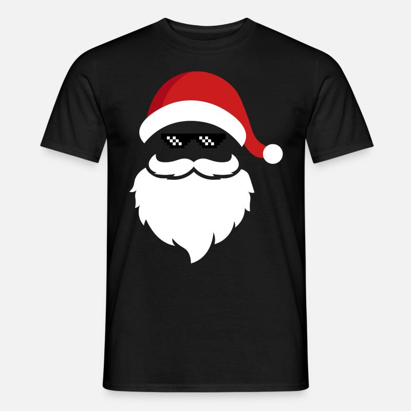 Weihnachtsmann - Männer T-Shirt - Schwarz