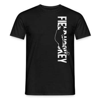 Hockey sur gazon Hockey sur gazon - T-shirt homme - noir - Devant - AI Model Male 178 light (178cm)