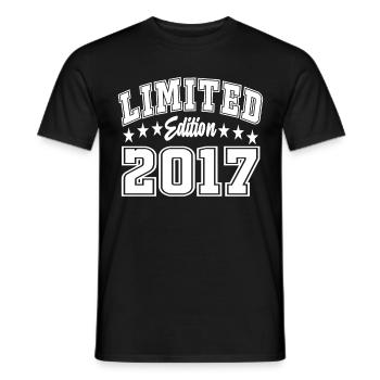 Édition limitée 2017 - T-shirt homme - noir - Devant - AI Model Male 178 light (178cm)