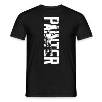 House Painter Decorator Painter - Men's T-Shirt - black - Front - AI Model Male 178 light (178cm)