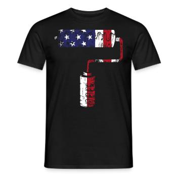 House Painter Decorator Paint - Männer T-Shirt - Schwarz - Vorne - AI Model Male 178 light (178cm)
