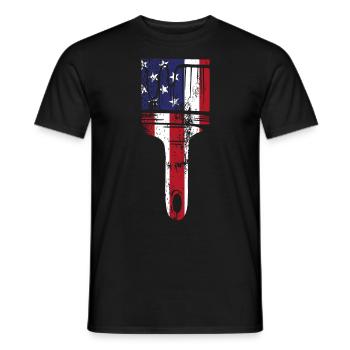 House Painter Decorator Paint - Männer T-Shirt - Schwarz - Vorne - AI Model Male 178 light (178cm)