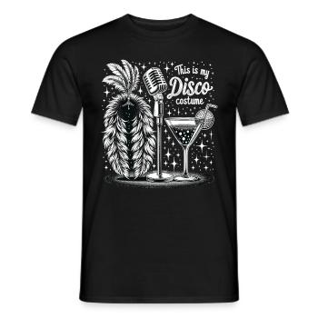 C’est mon costume de disco - T-shirt homme - noir - Devant - AI Model Male 178 light (178cm)