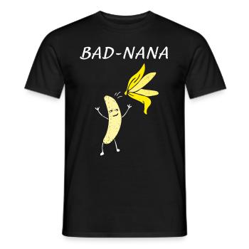 Nackte Banane Obst Ersatzkostüm Karneval Fasching - Männer T-Shirt - Schwarz - Vorne - AI Model Male 178 light (178cm)