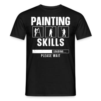 House Painter Decorator Painting - Männer T-Shirt - Schwarz - Vorne - AI Model Male 178 light (178cm)