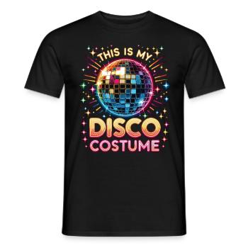 C’est mon costume de disco - T-shirt homme - noir - Devant - AI Model Male 178 light (178cm)