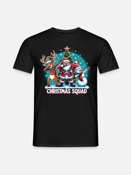 Christmas Squad - Men's T-Shirt - black