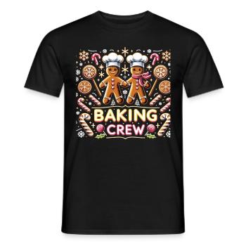 Équipe de pâtisserie - T-shirt homme - noir - Devant - AI Model Male 178 light (178cm)