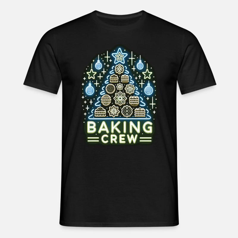 Baking Crew - Männer T-Shirt - Schwarz