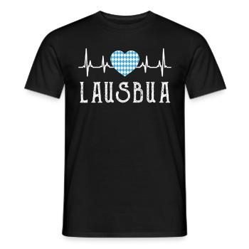 Lausbua Bayern Shirt Männer Bayerisches Shirt - Männer T-Shirt - Schwarz - Vorne - AI Model Male 178 light (178cm)