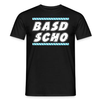 Basd Scho Freistaat Bayern Bayerisches Shirt - Männer T-Shirt - Schwarz - Vorne - AI Model Male 178 light (178cm)