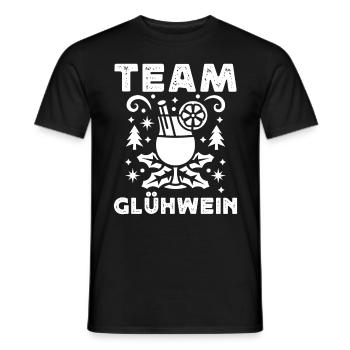 Glühwein Bude Team Glühwein Weihnachten - Männer T-Shirt - Schwarz - Vorne - AI Model Male 178 light (178cm)