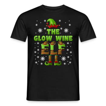 Glühwein Elfe Wichtel Weihnachtsmarkt - Männer T-Shirt - Schwarz - Vorne - AI Model Male 178 light (178cm)