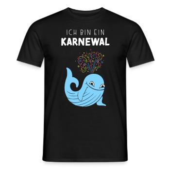 Ich bin ein Karnewal Karneval Konfetti Karnevalfan - Männer T-Shirt - Schwarz - Vorne - AI Model Male 178 light (178cm)