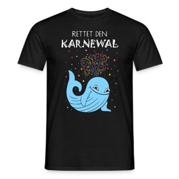Karneval Fasching Konfetti Karnewal Kostümersatz - Männer T-Shirt - Schwarz - Vorne - AI Model Male 178 light (178cm)