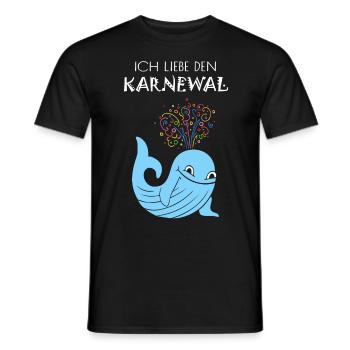 Karnewal Karneval Fasching Konfetti Fastelovend - Männer T-Shirt - Schwarz - Vorne - AI Model Male 178 light (178cm)