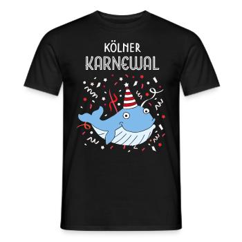 Kölner Karneval Fasching Konfetti Colonia Kölle - Männer T-Shirt - Schwarz - Vorne - AI Model Male 178 light (178cm)