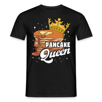 Pancake Queen - Men's T-Shirt - black - Front - AI Model Male 178 light (178cm)