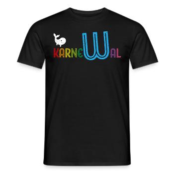 Karneval Fasching Konfetti Rosenmontag Narren - Männer T-Shirt - Schwarz - Vorne - AI Model Male 178 light (178cm)