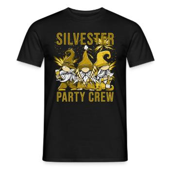 Équipe de la fête du Nouvel An - T-shirt homme - noir - Devant - AI Model Male 178 light (178cm)