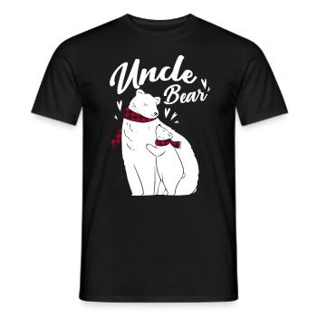 Bébé ours - T-shirt homme - noir - Devant - AI Model Male 178 light (178cm)