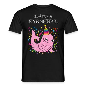 Karneval Fasching Konfetti Kölsch Kölner Kölnerin - Männer T-Shirt - Schwarz - Vorne - AI Model Male 178 light (178cm)