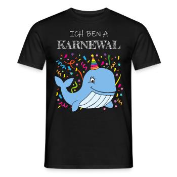 Karneval Fasching Konfetti Köln Kölle Colonia Jeck - Männer T-Shirt - Schwarz - Vorne - AI Model Male 178 light (178cm)
