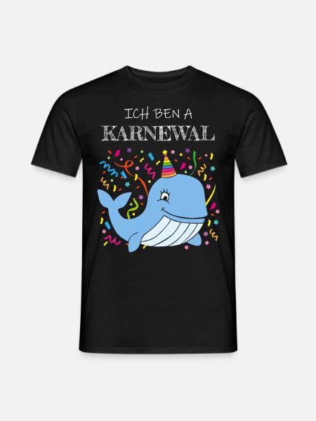 Karneval Fasching Konfetti Köln Kölle Colonia Jeck - Männer T-Shirt - Schwarz
