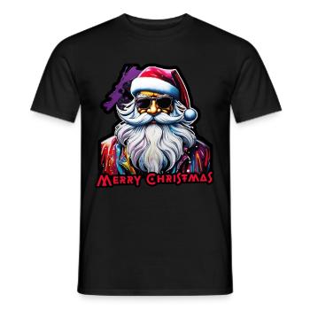 joyeux noël - T-shirt homme - noir - Devant - AI Model Male 178 light (178cm)