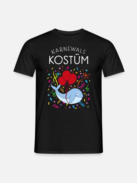 Karnewal Karneval Fasching Konfetti Kostümersatz - Männer T-Shirt - Schwarz