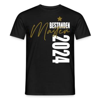 Master 2024 - Männer T-Shirt - Schwarz - Vorne - AI Model Male 178 light (178cm)
