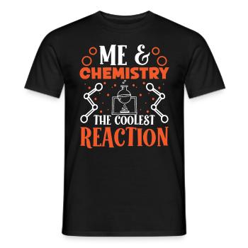 Chemiker Me & Chemistry Coolest Reaction Chemie - Männer T-Shirt - Schwarz - Vorne - AI Model Male 178 light (178cm)