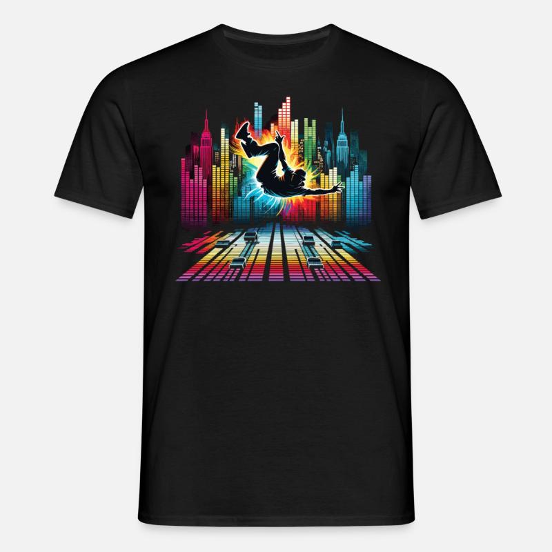 Breakdance Breakdancer Breakdance Børn - T-shirt til herrer - sort