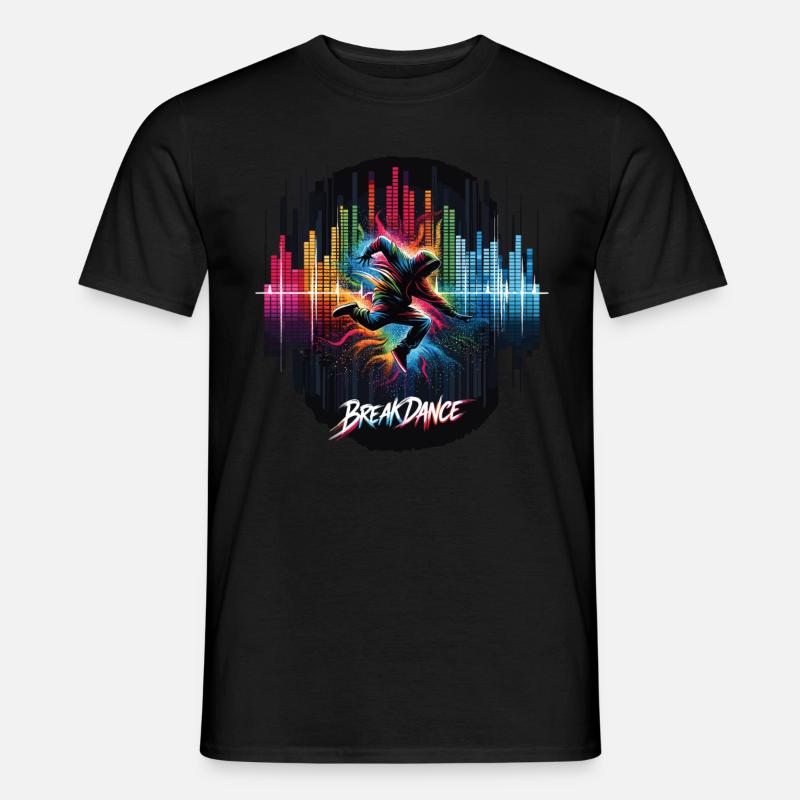 Breakdance Breakdance Breakdance Bambini - T-shirt uomo - nero