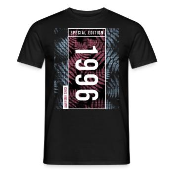 Special Edition 1996 Birthday Urban Graphic - Men's T-Shirt - black - Front - AI Model Male 178 light (178cm)