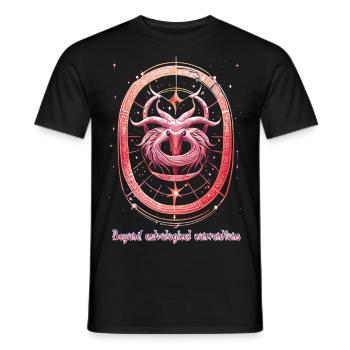 Jenseits astrologischer Konventionen - Männer T-Shirt - Schwarz - Vorne - AI Model Male 178 light (178cm)