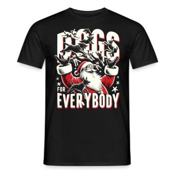 Chiens pour tous Propriétaires de chiens - T-shirt homme - noir - Devant - AI Model Male 178 light (178cm)