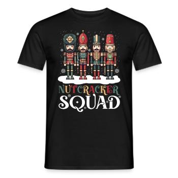 Nutcracker Squad - Männer T-Shirt - Schwarz - Vorne - AI Model Male 178 light (178cm)