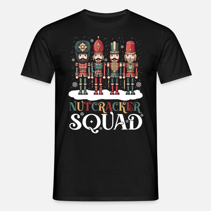 Nutcracker Squad - Männer T-Shirt - Schwarz
