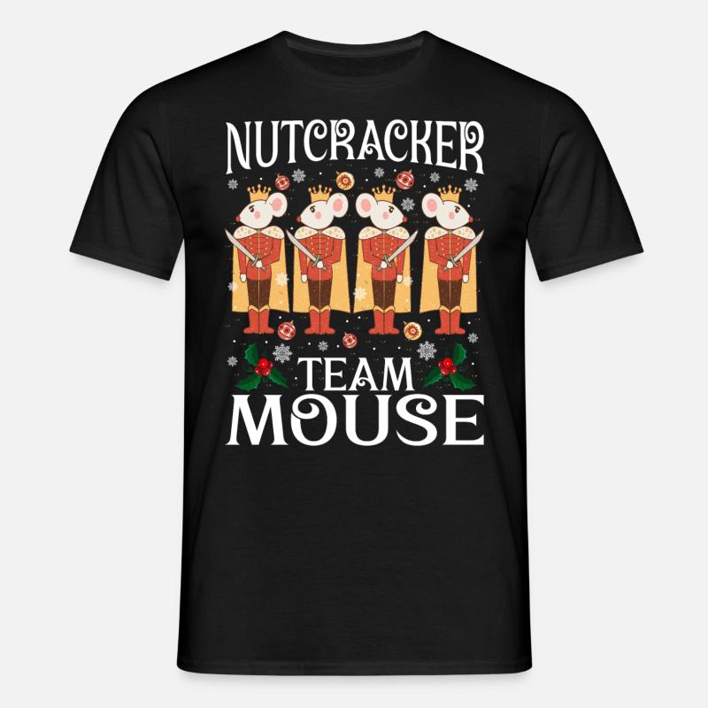 Nutcracker Team Mouse - Men's T-Shirt - black
