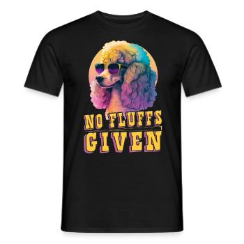 Pas de peluches données - T-shirt homme - noir - Devant - AI Model Male 178 light (178cm)