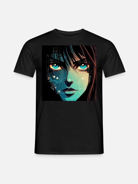Anime Digital - Men's T-Shirt - black