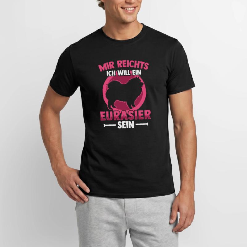 Will ein Eurasier sein Eurasian Spitz Männer T-Shirt