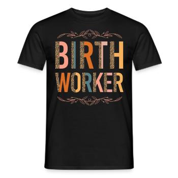 LD Labour And Delivery Nurse - Men's T-Shirt - black - Front - AI Model Male 178 light (178cm)