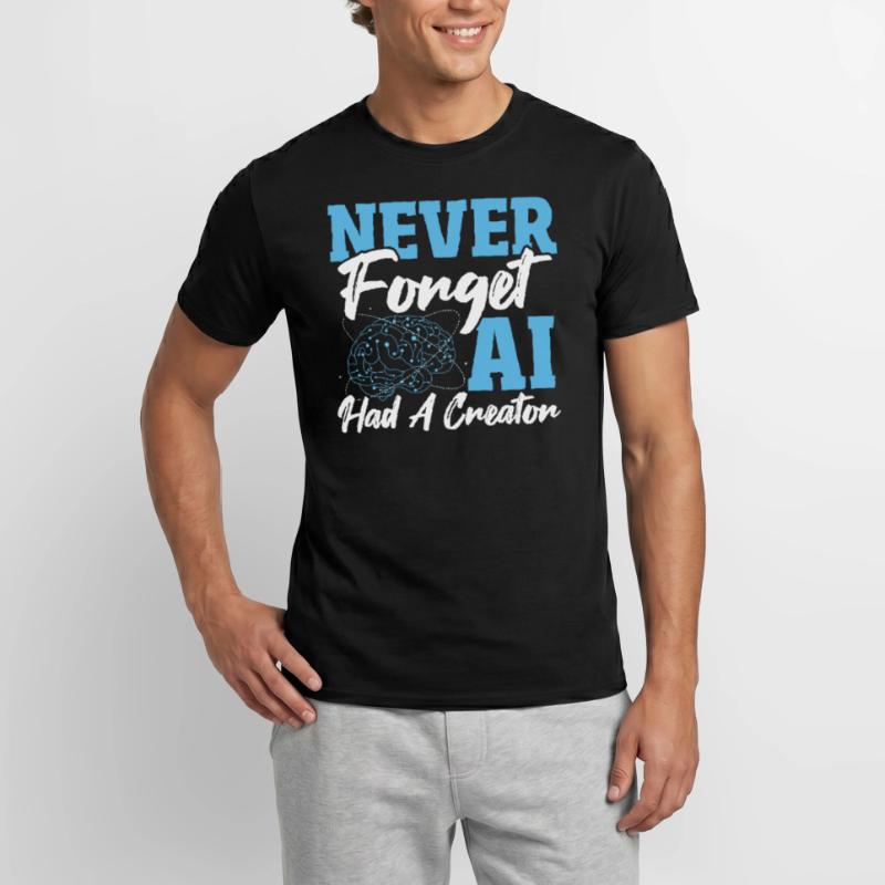 Robot AI Computer Scientist AI Machine Learning Men's T-Shirt