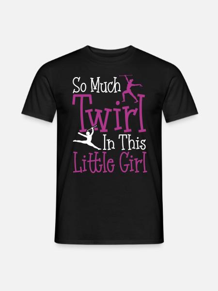 Kunsttänzerin Gymnastik Twirler Twirler Kleider - Männer T-Shirt - Schwarz