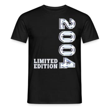 Édition limitée 2004 - T-shirt homme - noir - Devant - AI Model Male 178 light (178cm)