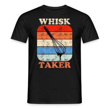 Backstube Whisk Taker Backliebhaber Backteig - Männer T-Shirt - Schwarz - Vorne - AI Model Male 178 light (178cm)